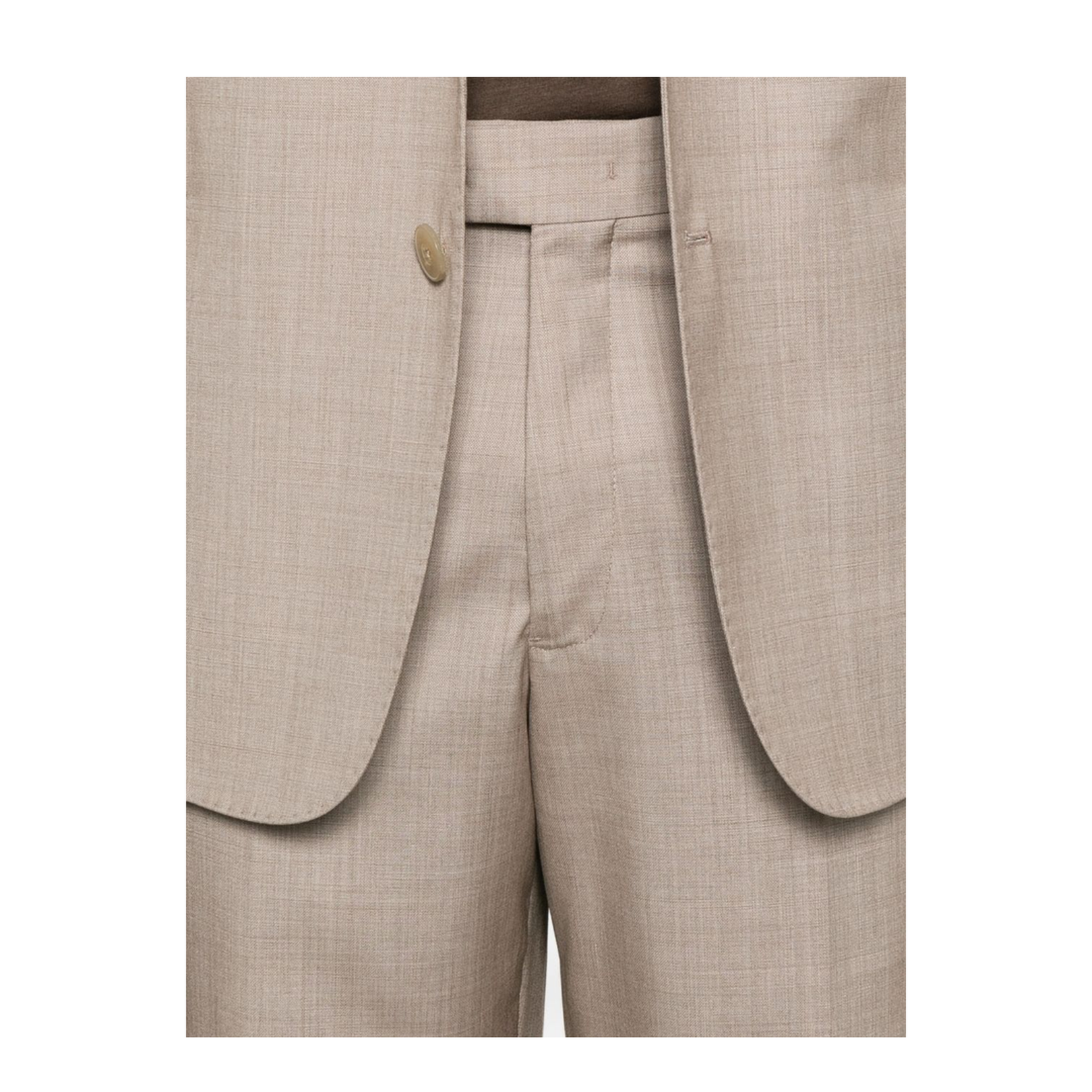 Single-breasted suit with micro jacquard