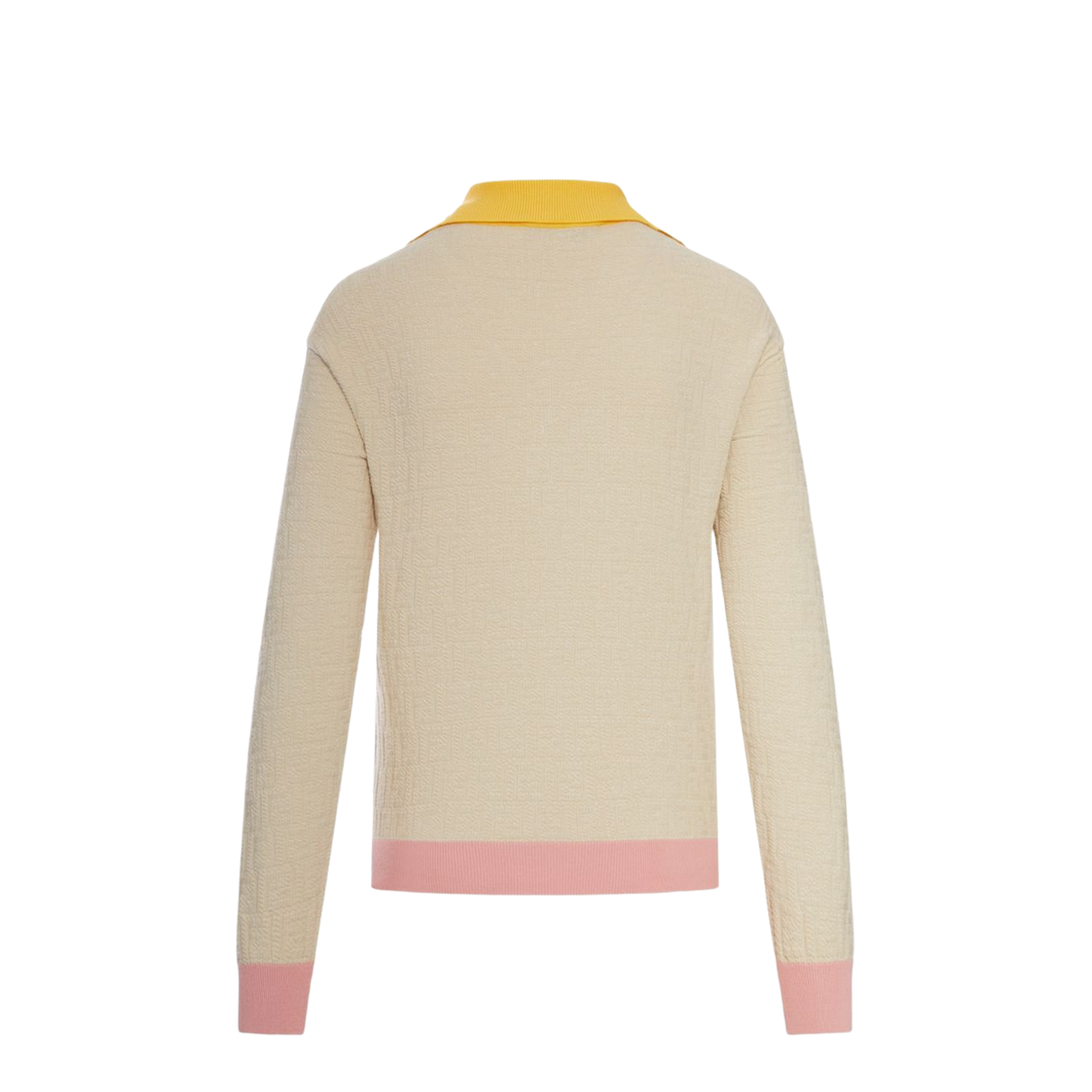 Light Beige Cotton And Silk Jumper