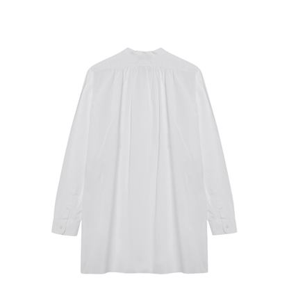 White Cotton Canvas Shirt