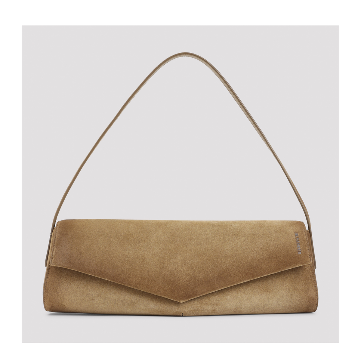 Kante Flap Suede Shoulder Bags - Walnut