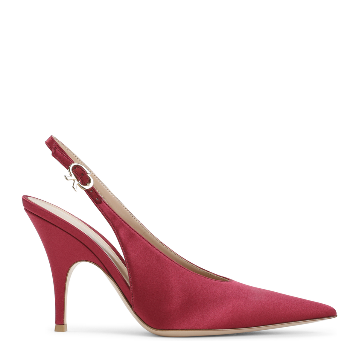 MAYFEYR - Gianvito Rossi - Sofia Sling Crepe Satin Pumps - G9560595RICCH4SYRA
