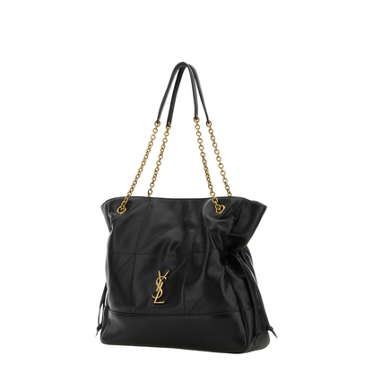 Jamie Leather Hobo Bags - Black