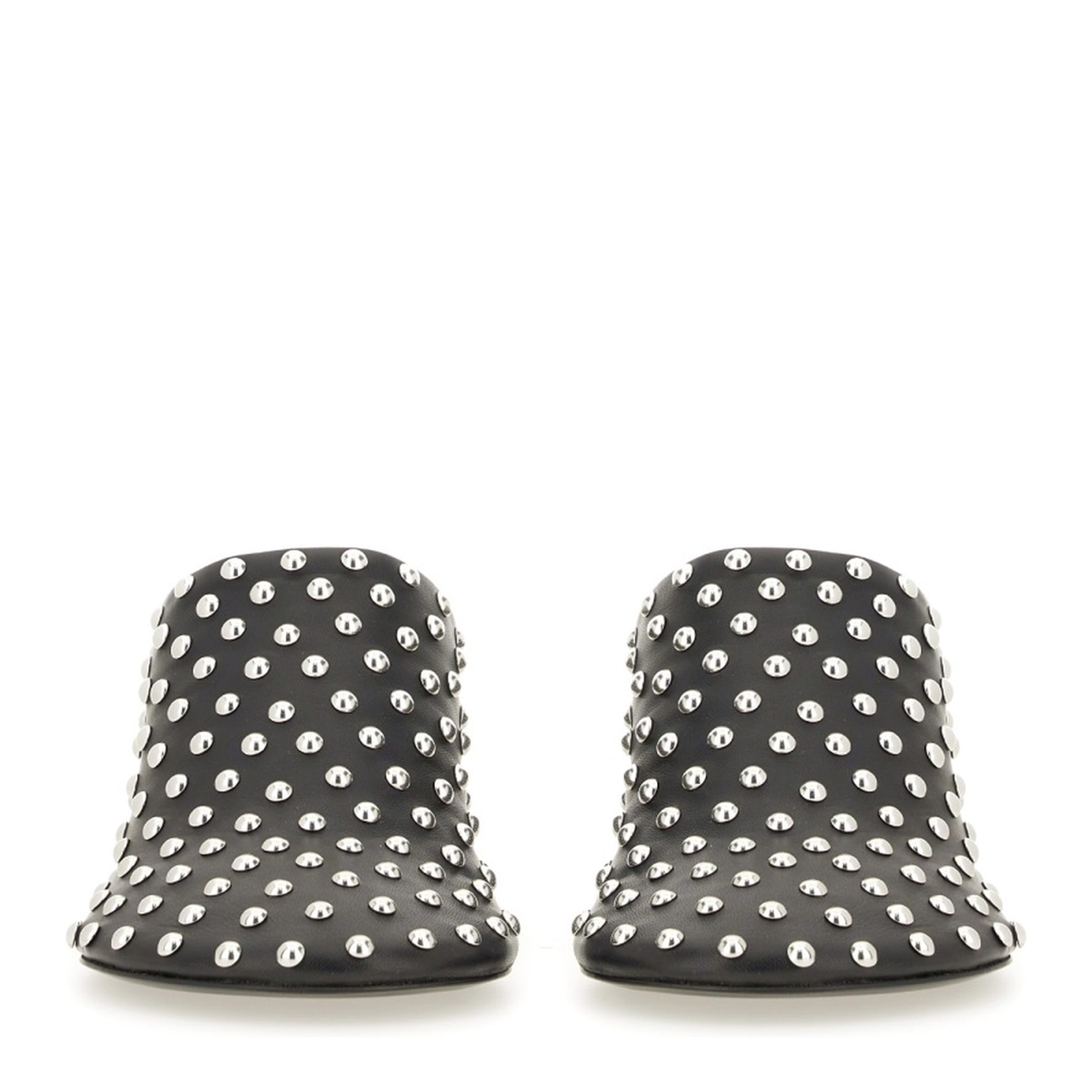 Nappa Leather Mules with Studs