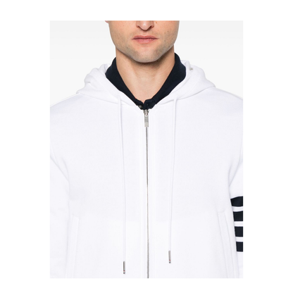 Classic Loopback 4-Bar Zip Up Hoodie