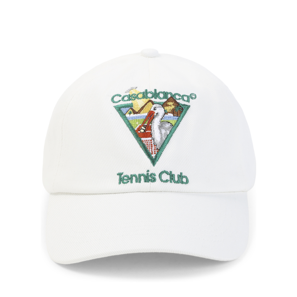 MAYFEYR - Casablanca - Pyramid Abduction Tennis Cap - APF26HAT00205WHITE
