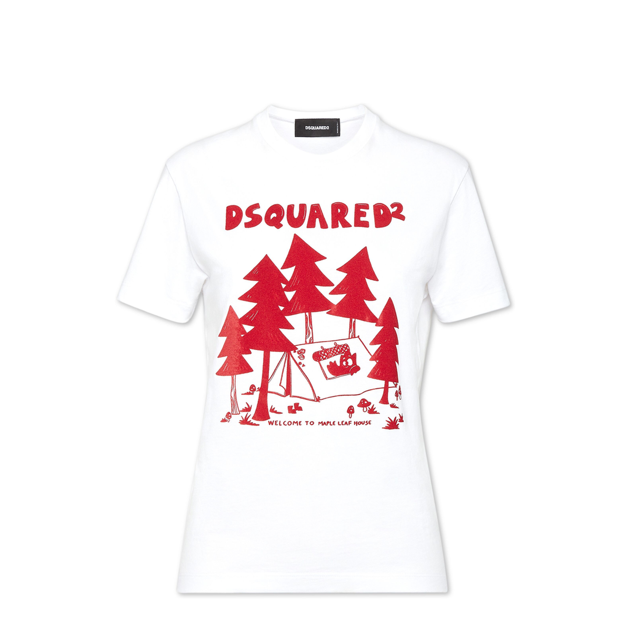 MAYFEYR - Dsquared2 - Logo-Print T-Shirt - S75GD0475D20020100