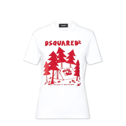 MAYFEYR - Dsquared2 - Logo-Print T-Shirt - S75GD0475D20020100