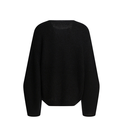 MAYFEYR - Toteme - Mohair Blend Sweater - 261-WRT0652-YA0161-001BLACK