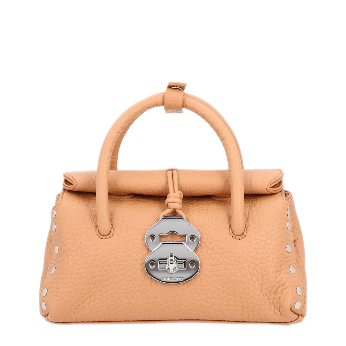 Dotta Baby Amaretto Grained Leather Bag