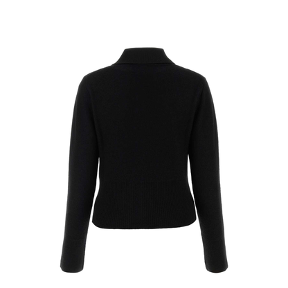 Black Wool Blend Sweater