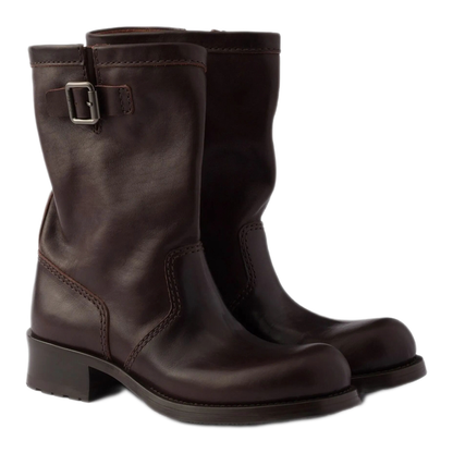 MAYFEYR - Prada - Leather Ankle Boots - 1U275OF040V69