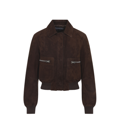 MAYFEYR - Tom Ford - Lamb Suede Bomber Jacket - CSL794LEX417
