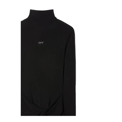 Twist Mini Dress - Black