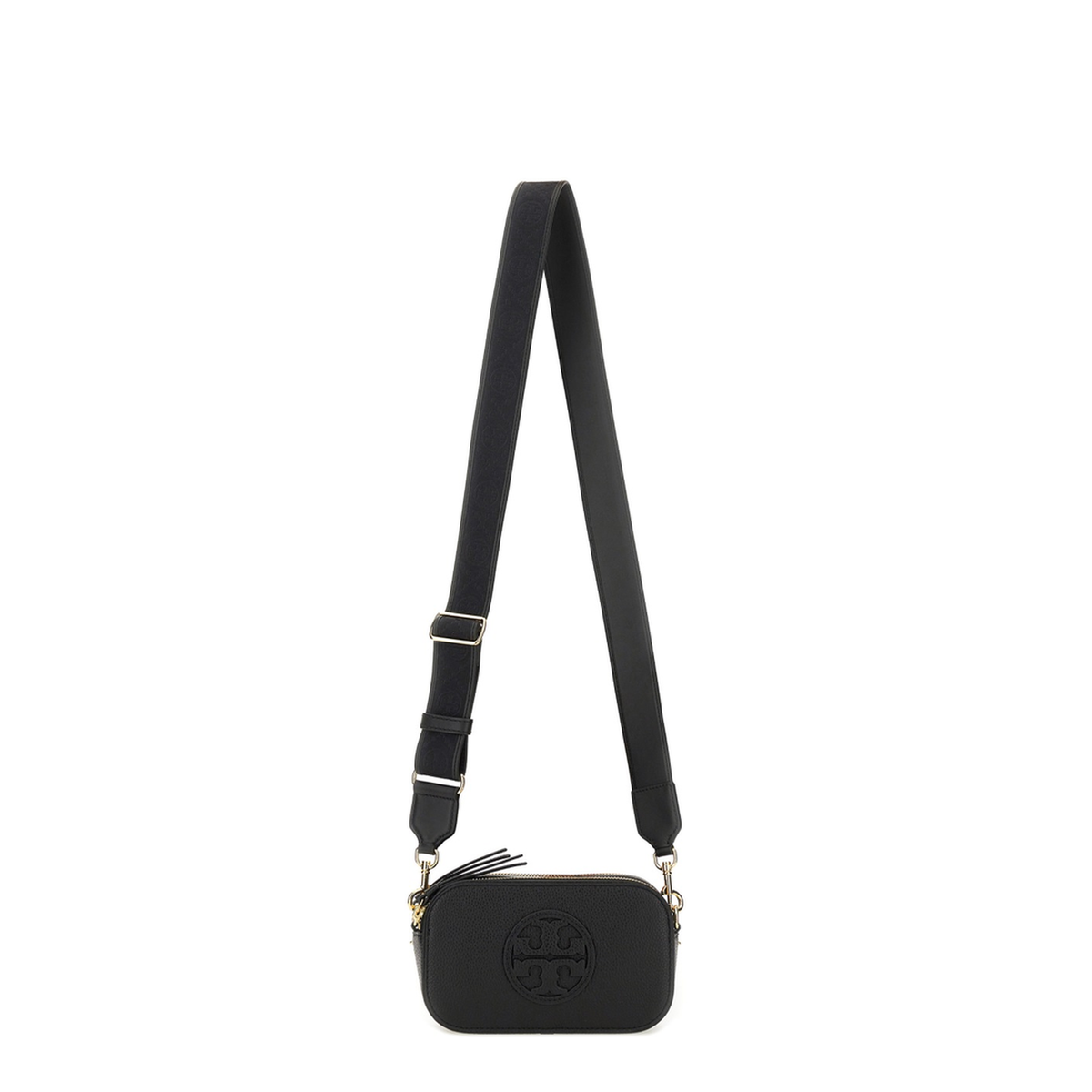 Miller Mini Pebbled Leather Crossbody - Black