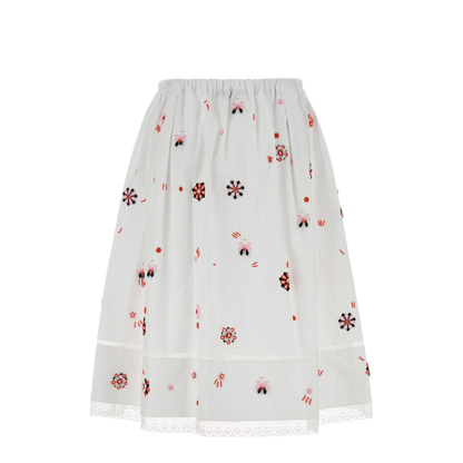 MAYFEYR - Prada - White Poplin Skirt - P178IRSOOO19Z2F0009