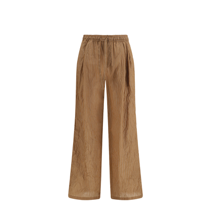 MAYFEYR - Dolce & Gabbana - Vanity Pants In Striped Froissé Fabric - GP1N9TFBMFT