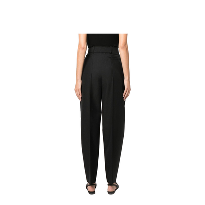 High-rise Trousers - Black