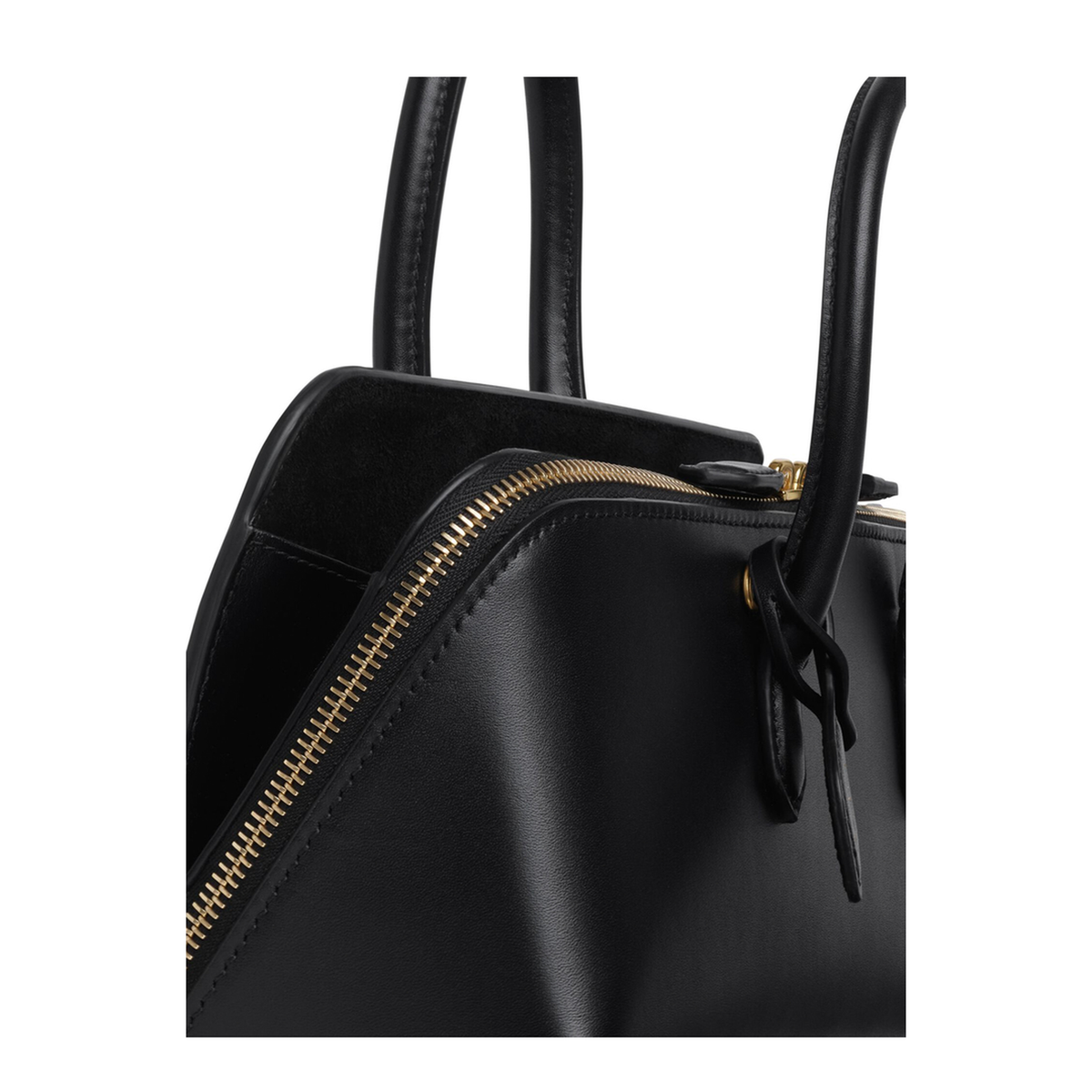 Delta Small Calfskin Handbag - Noir