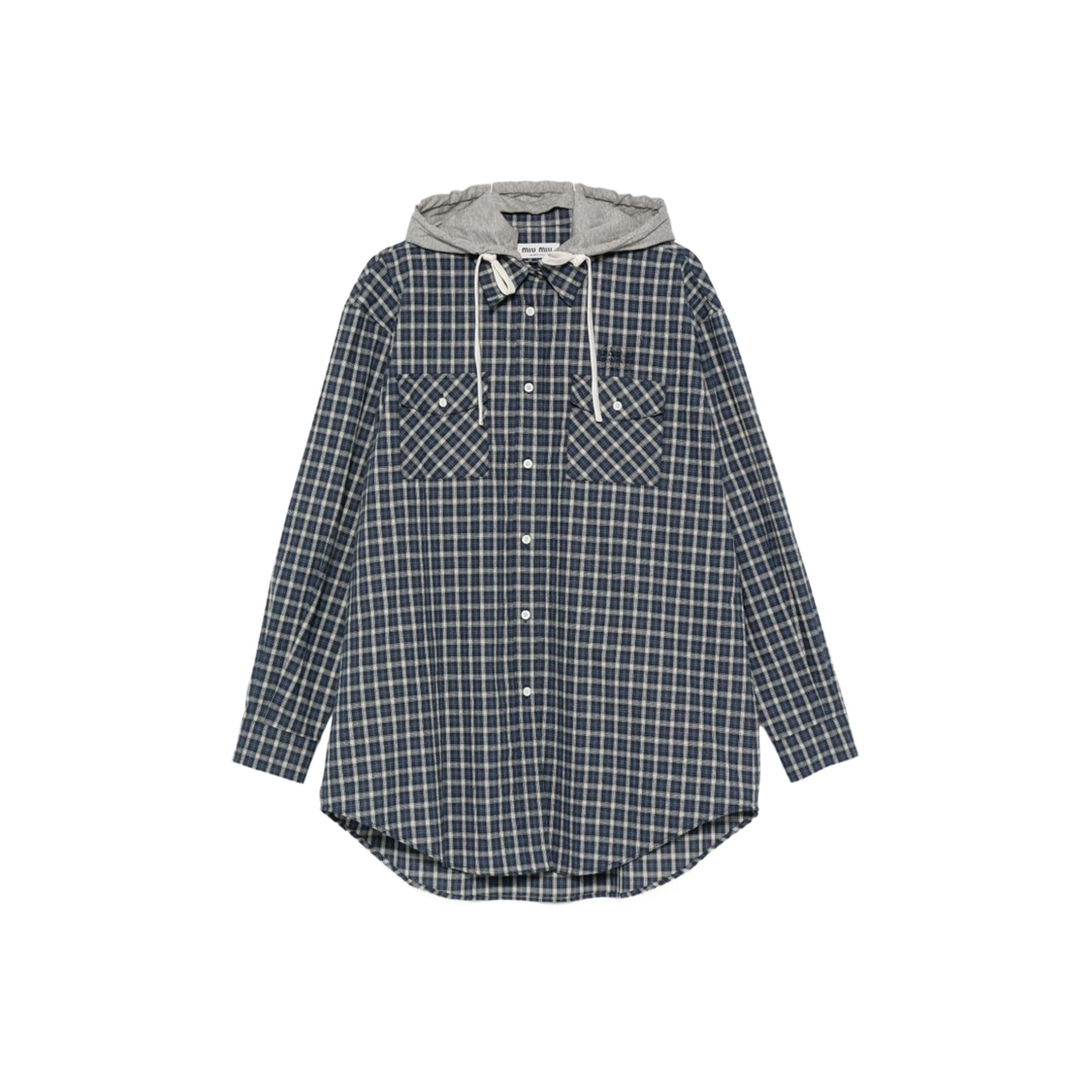 MAYFEYR - Miu Miu - Shirts Navy - MK20516210F022X