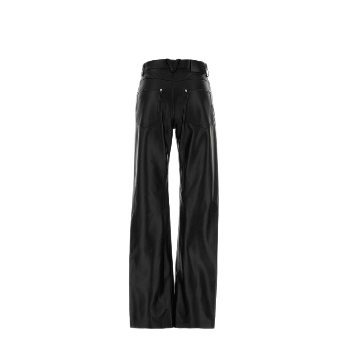 MAYFEYR - Bottega Veneta - Black Leather Pants - A004RAV6V701010