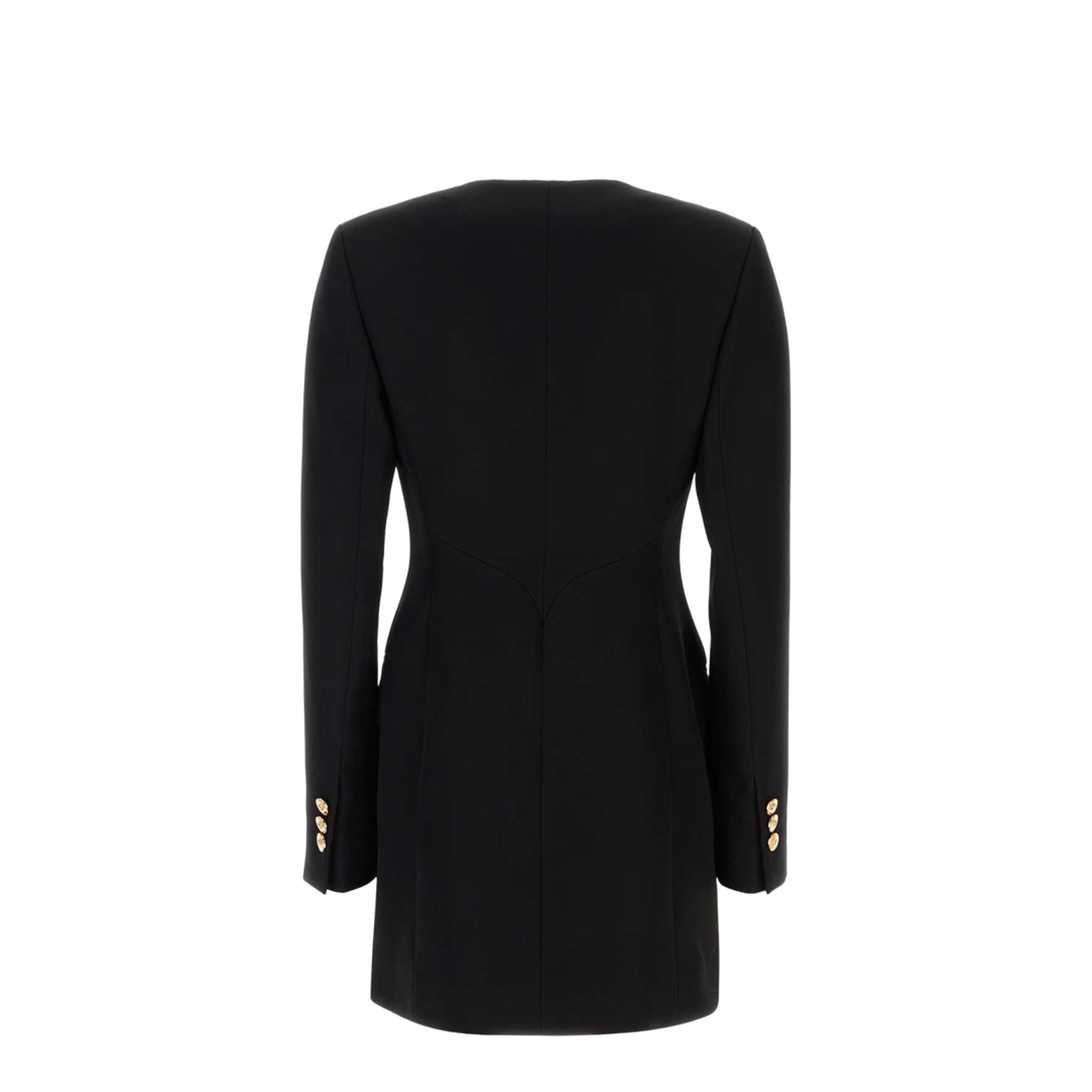 Black Wool Blazer Dress