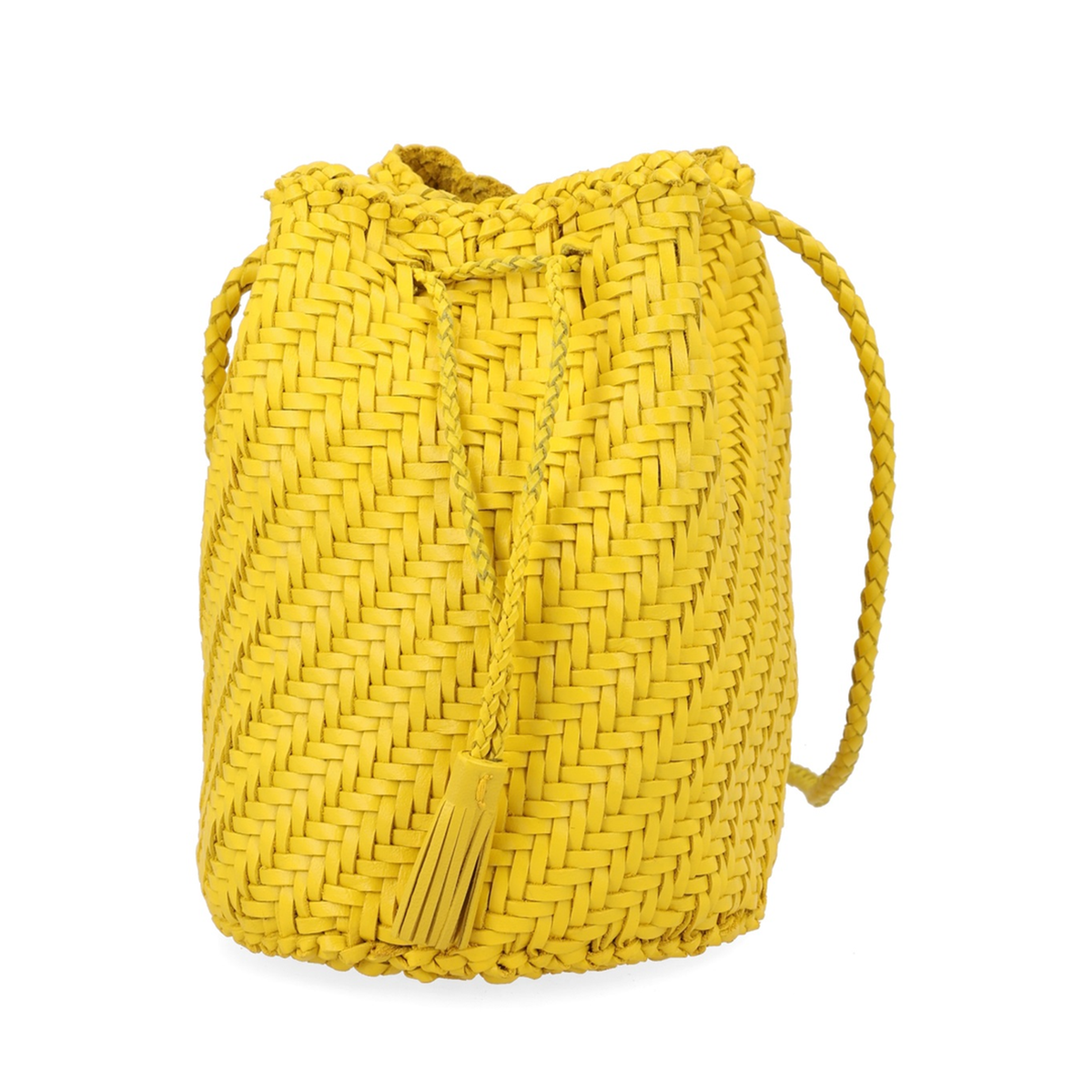 MAYFEYR - Dragon Diffusion - Crossbody Bag Pompom Double Jump Tan - 8838YELLOW