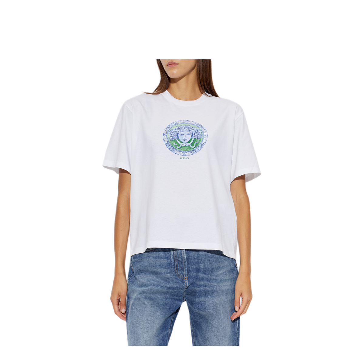 MAYFEYR - Versace - White T Shirt - 10270271A193031W000