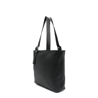 Loop Calfskin Tote - Black