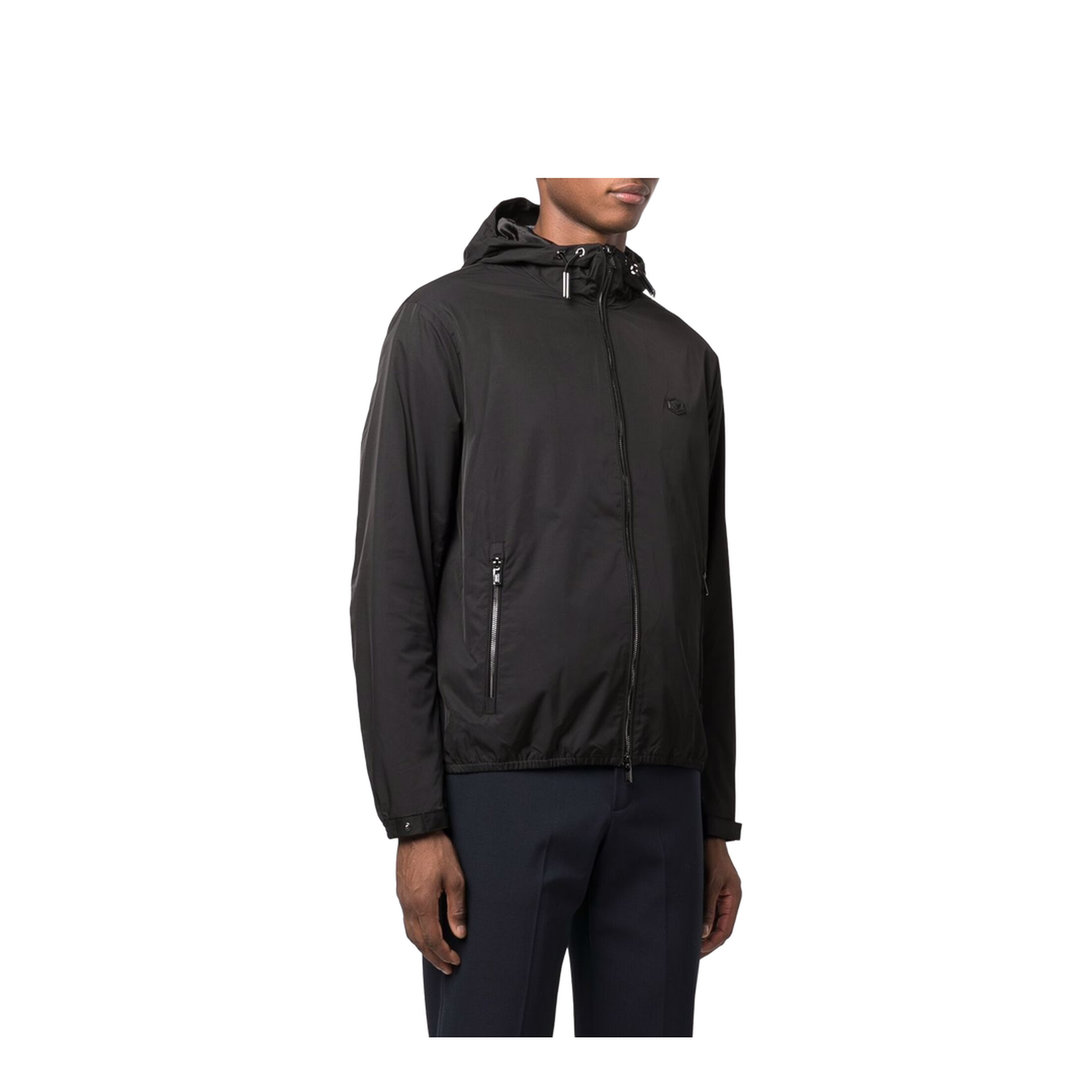 Hooded Blouson Jacket
