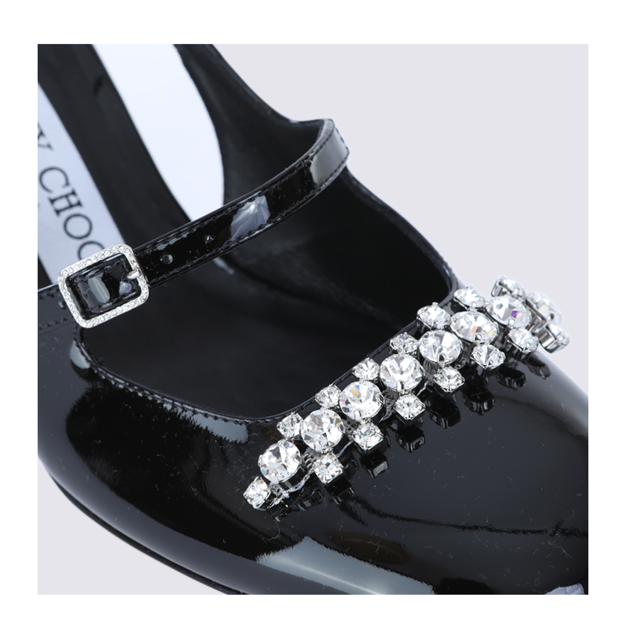 MAYFEYR - Jimmy Choo - Crystal-Embellished Slingback Pumps - BELINDASB70PAT010003