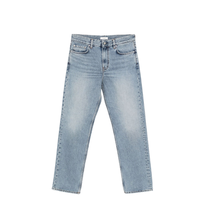 Blue Low Straight Jeans