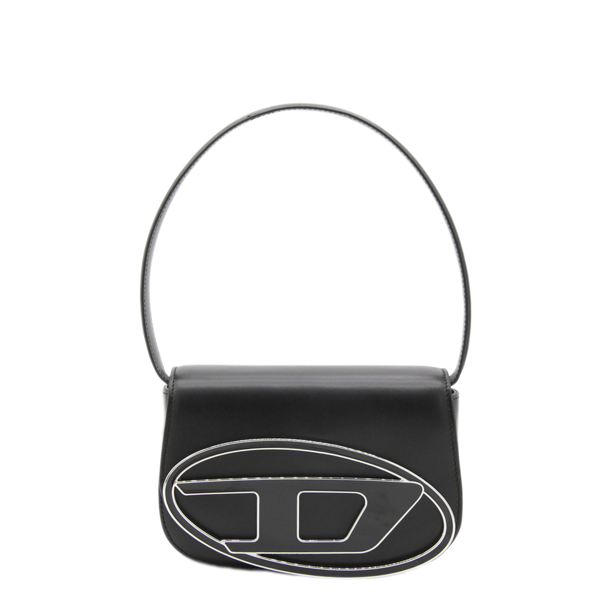 1DR-Iconic Nappa Leather Shoulder Bag - Black
