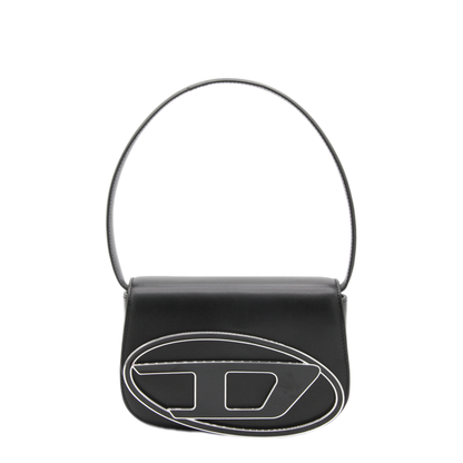 1DR-Iconic Nappa Leather Shoulder Bag - Black