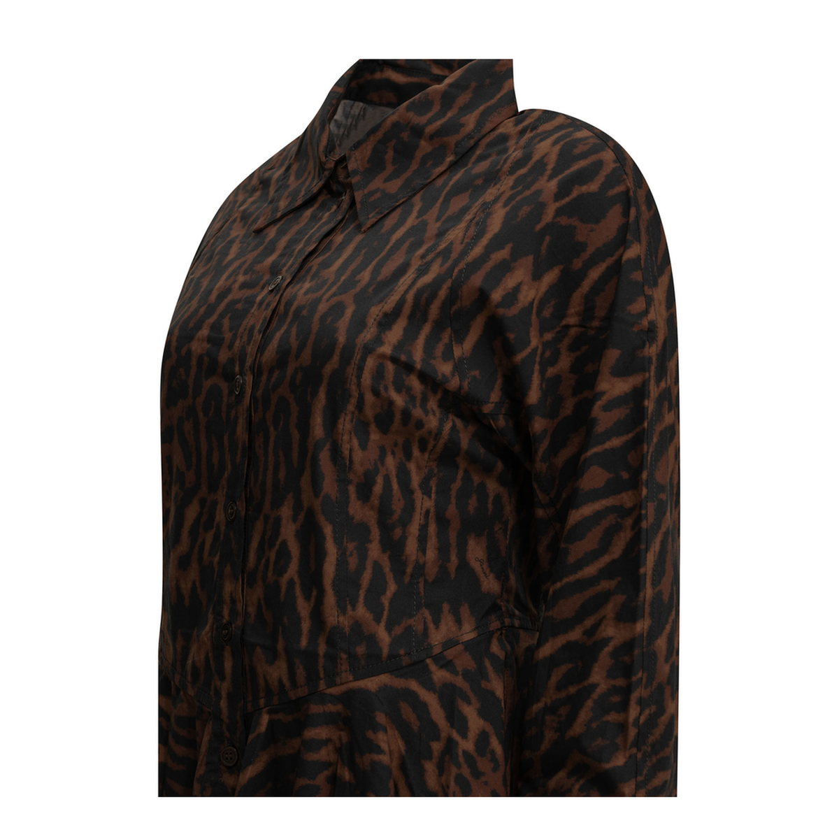 MAYFEYR - Ganni - Leopard Short Dress - A1030833ZZB