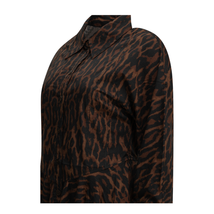 MAYFEYR - Ganni - Leopard Short Dress - A1030833ZZB