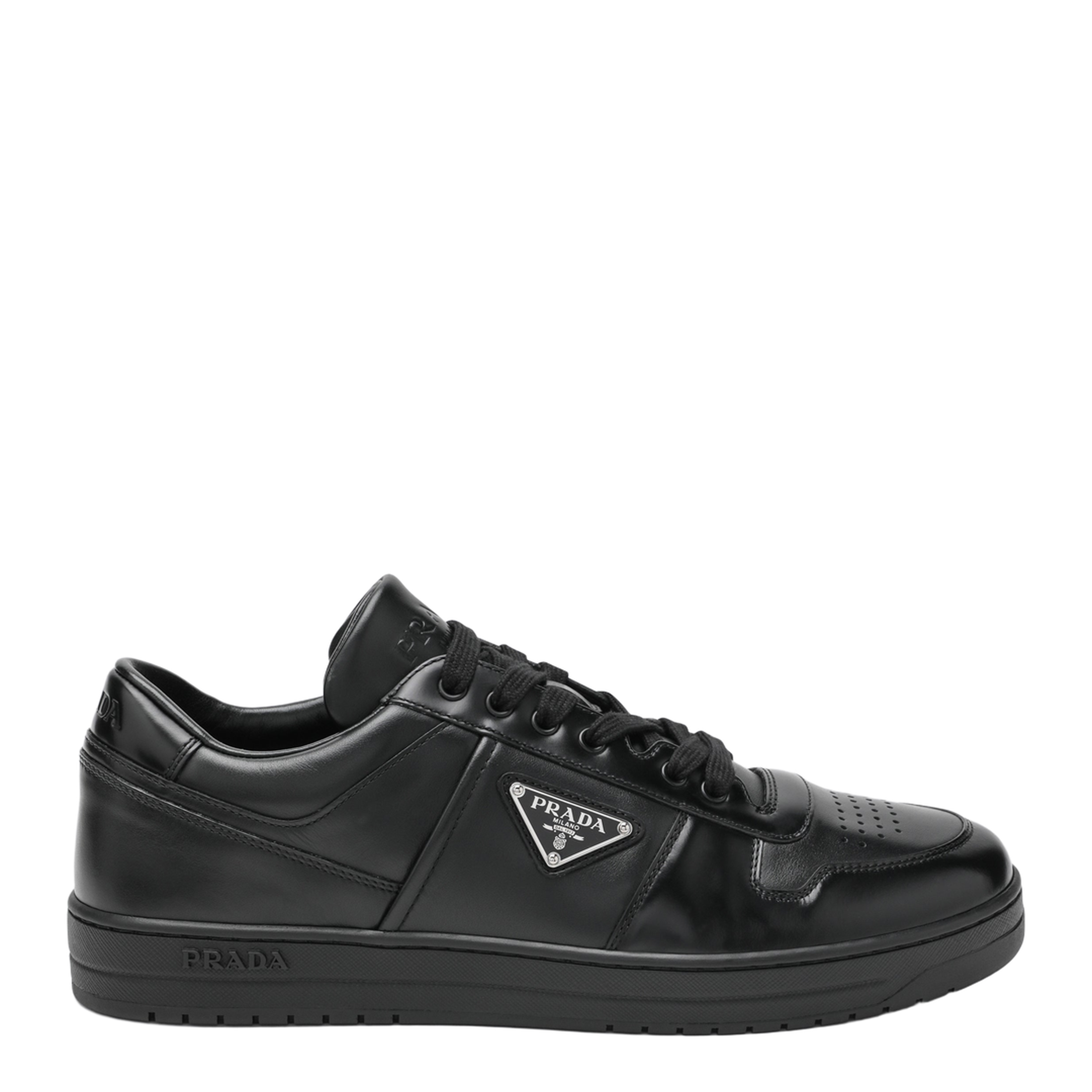 MAYFEYR - Prada - Black Downtown Leather Sneakers - 2EE364D0033LJ6F0002