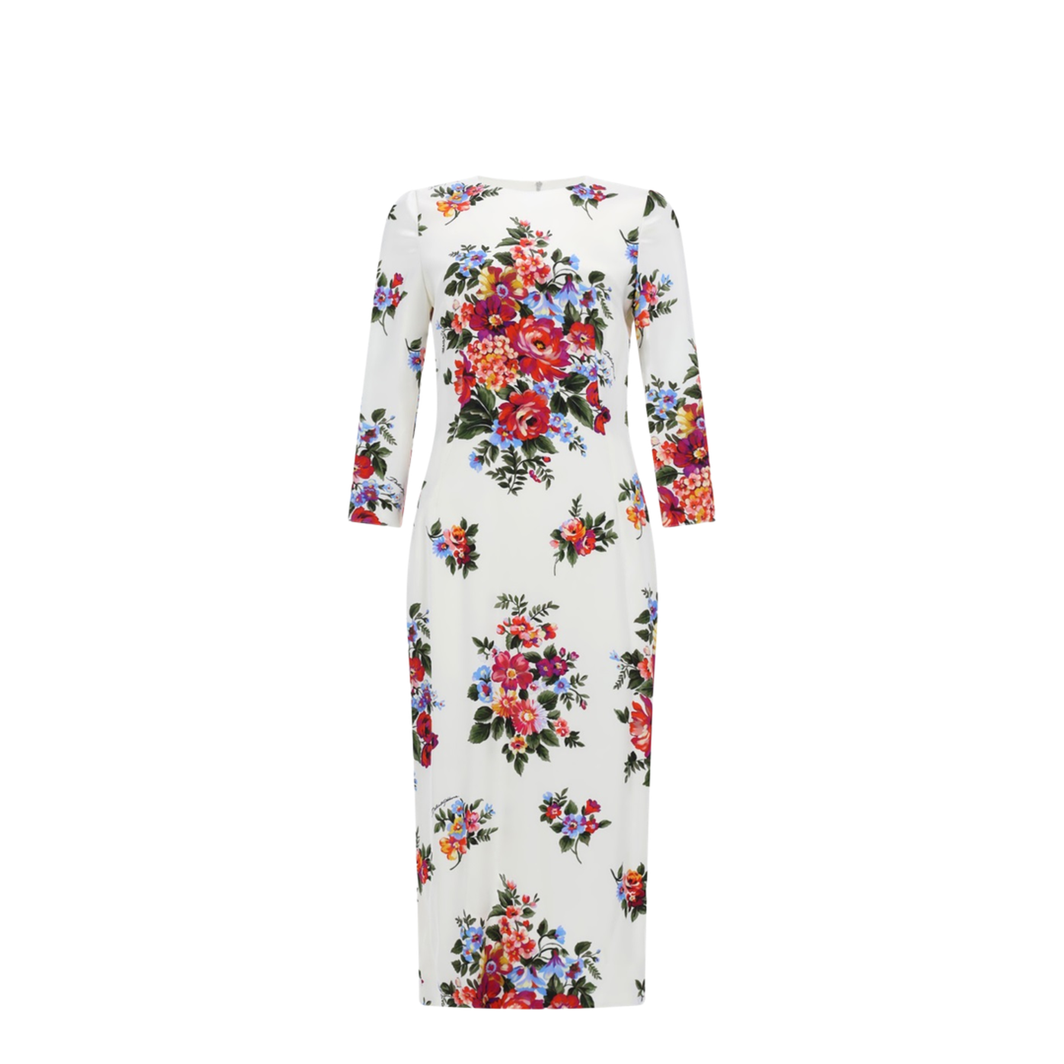 MIDI DRESS WITH FLORAL PRINT