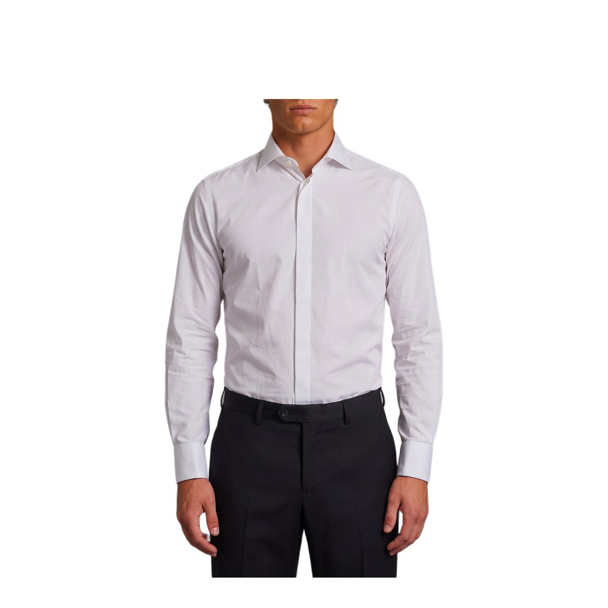 MAYFEYR - Borriello Napoli - Marechiaro Shirt With Cuffs For Cufflinks - 14011MARECHIAROBIA
