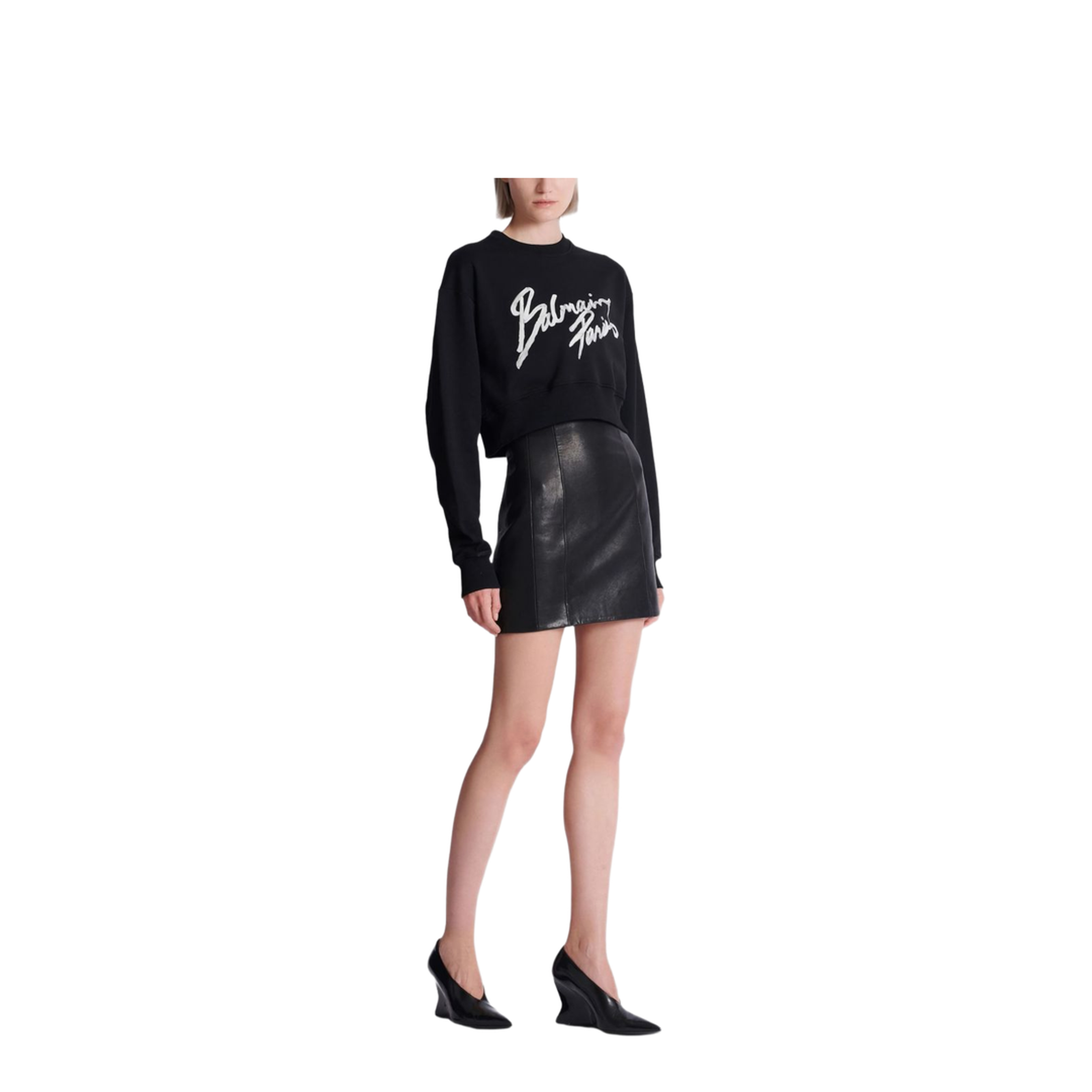 Cropped Roundneck Sweater