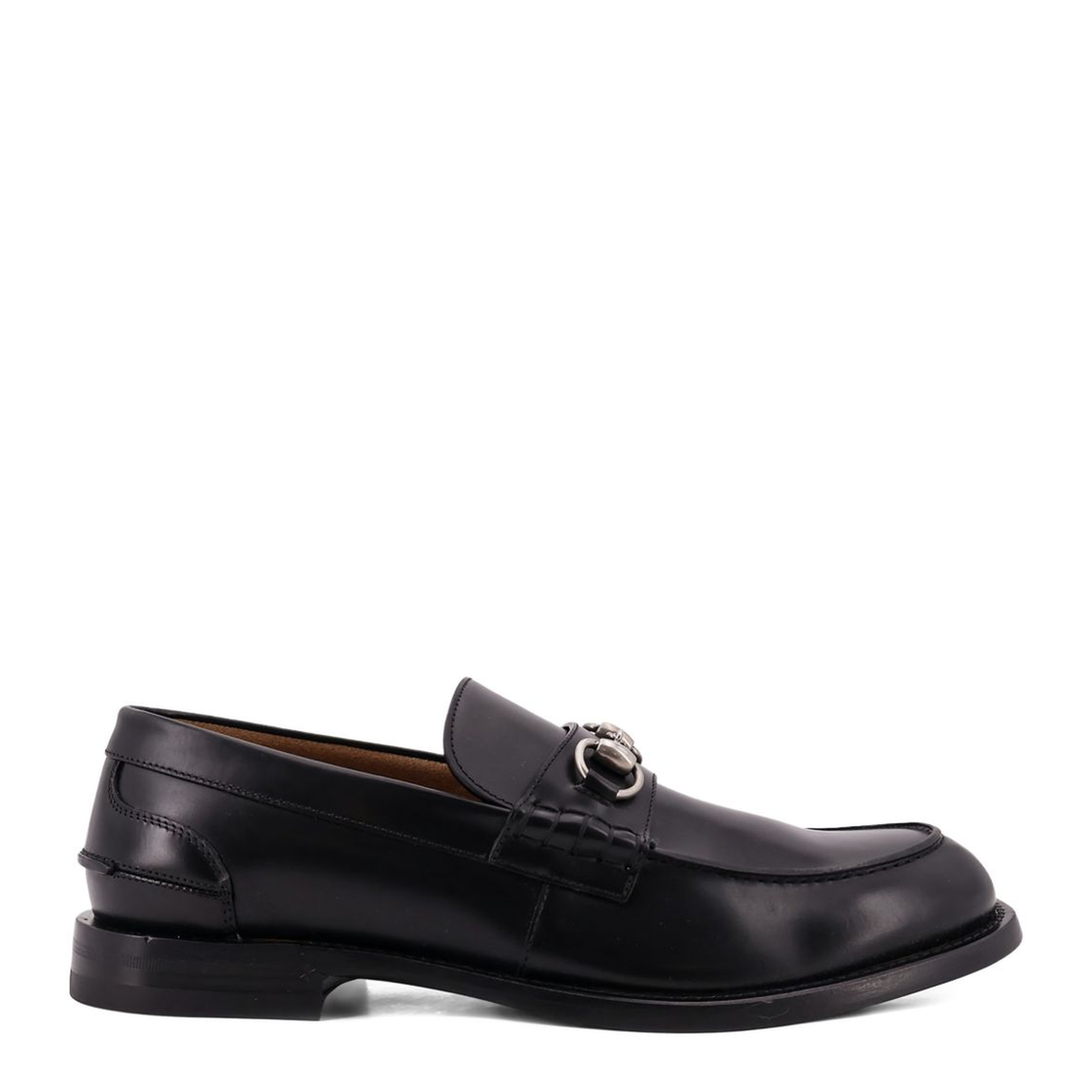 Loafer with Horsebit in Black Leather