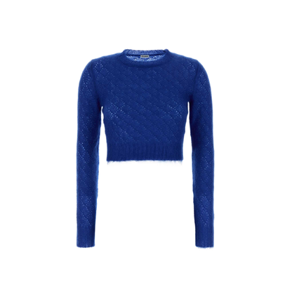 MAYFEYR - Jil Sander - Blue Mohair Blend Sweater - J02GP0255J14875435