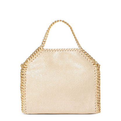 Falabella Mini Vegan Shaggy Deer Tote - Pyrite