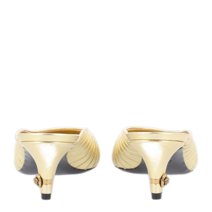 Leather Gold Sandals