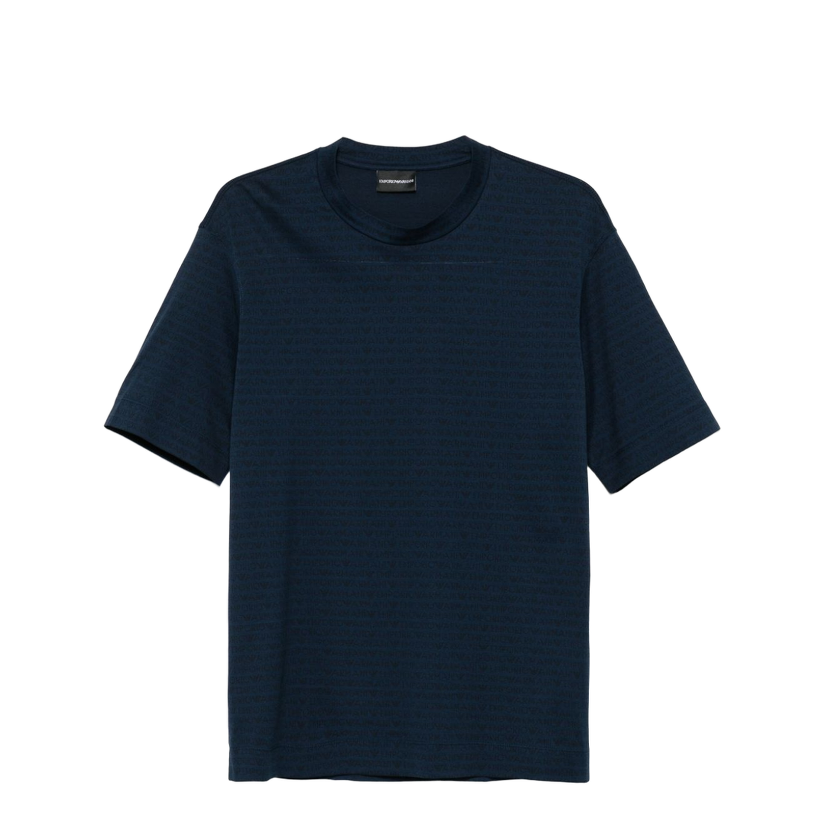 Allover Logo Cotton T-Shirt