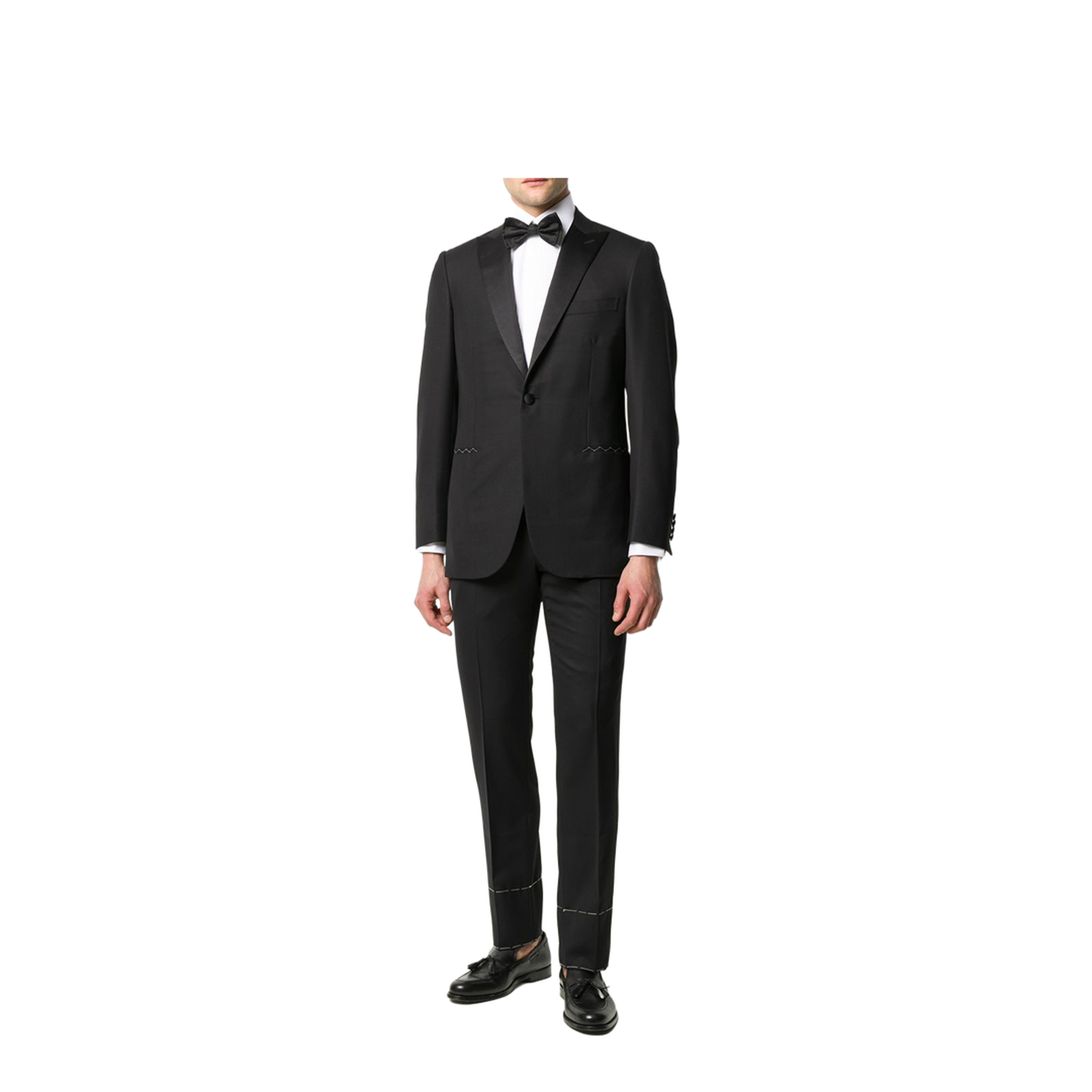 MAYFEYR - Brioni - Essential Black Super 160'S Wool Policleto Tuxedo - RT030LP6A0M0000