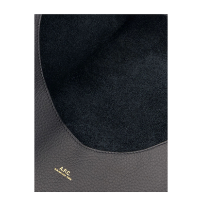 Le Neige Cowhide Leather Tote Bag - Noir