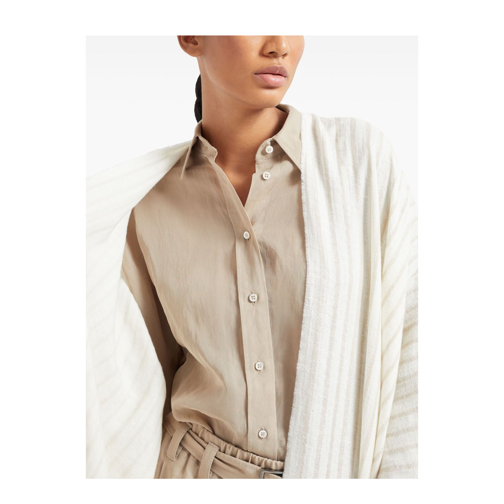 Double Knit Poncho in Panama