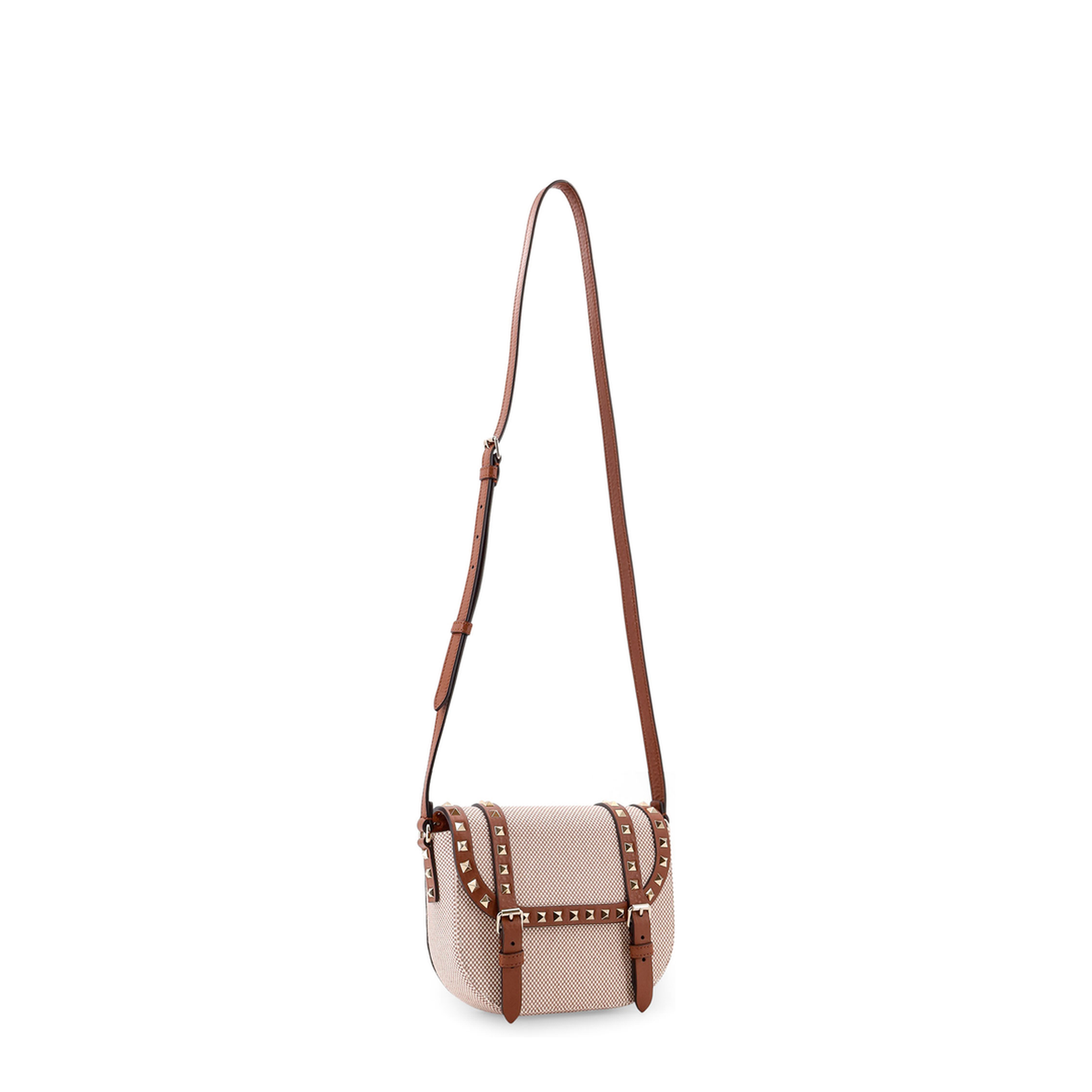 Rockstud Foldover Top Shoulder Bag