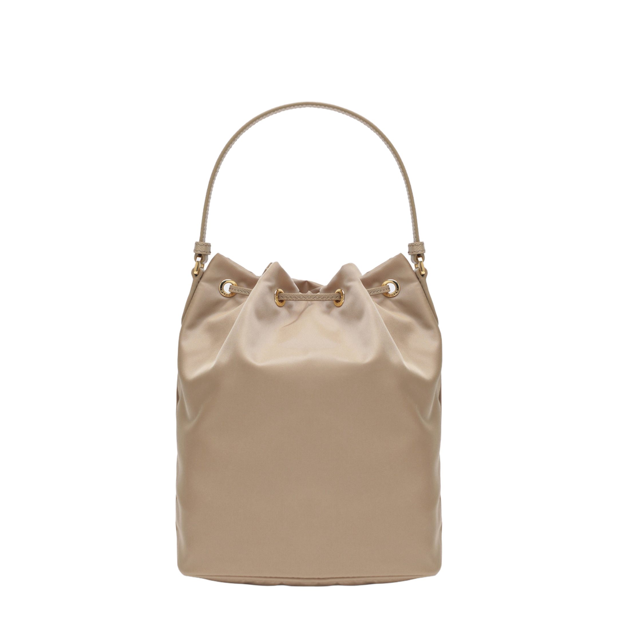 Duet Re-Nylon Bucket Bag - Camel