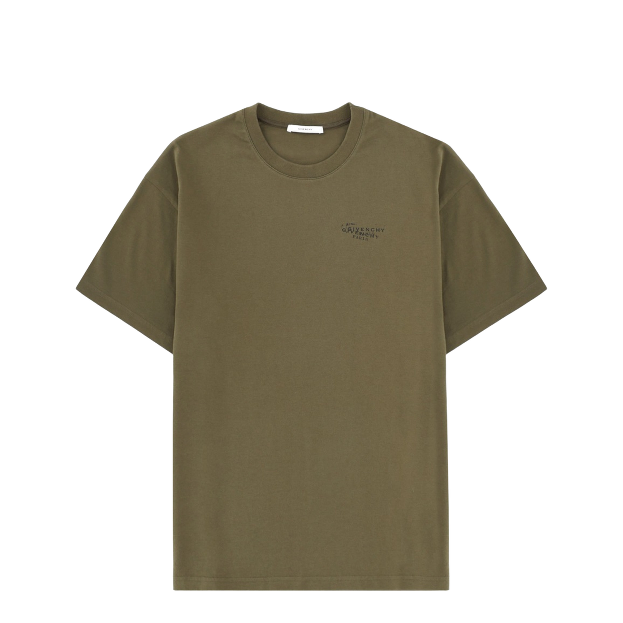 MAYFEYR - Givenchy - Green Cotton T-Shirt - BM71NK3YSA305